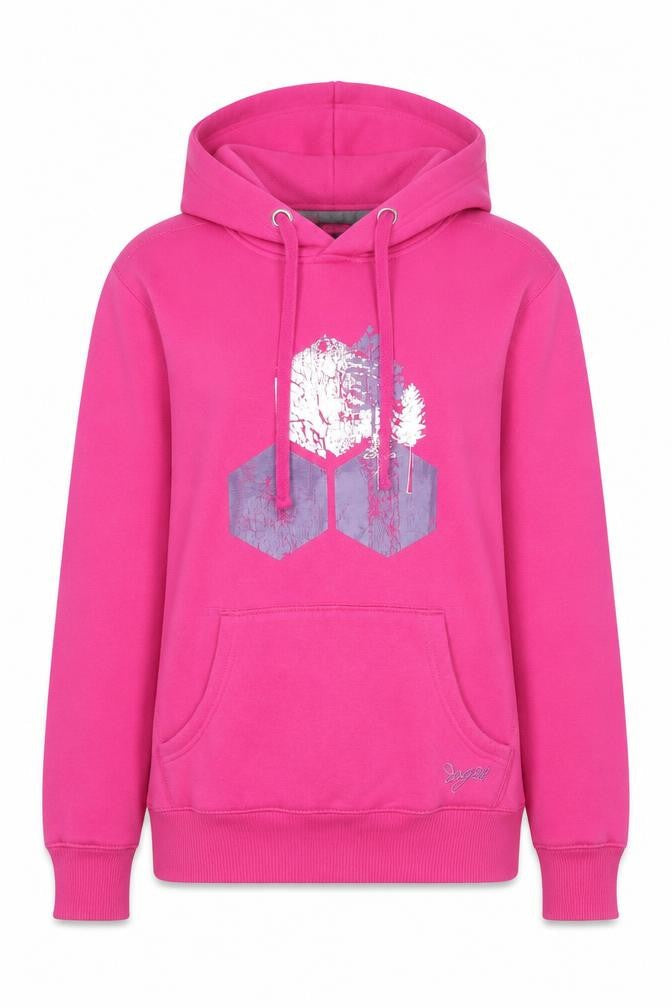 Womens UK S Regular TOG24 Pink Pullover Hoodie