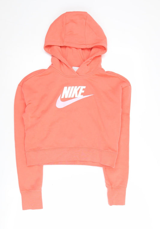 Nike Women's XL Orange Pullover Hoodie