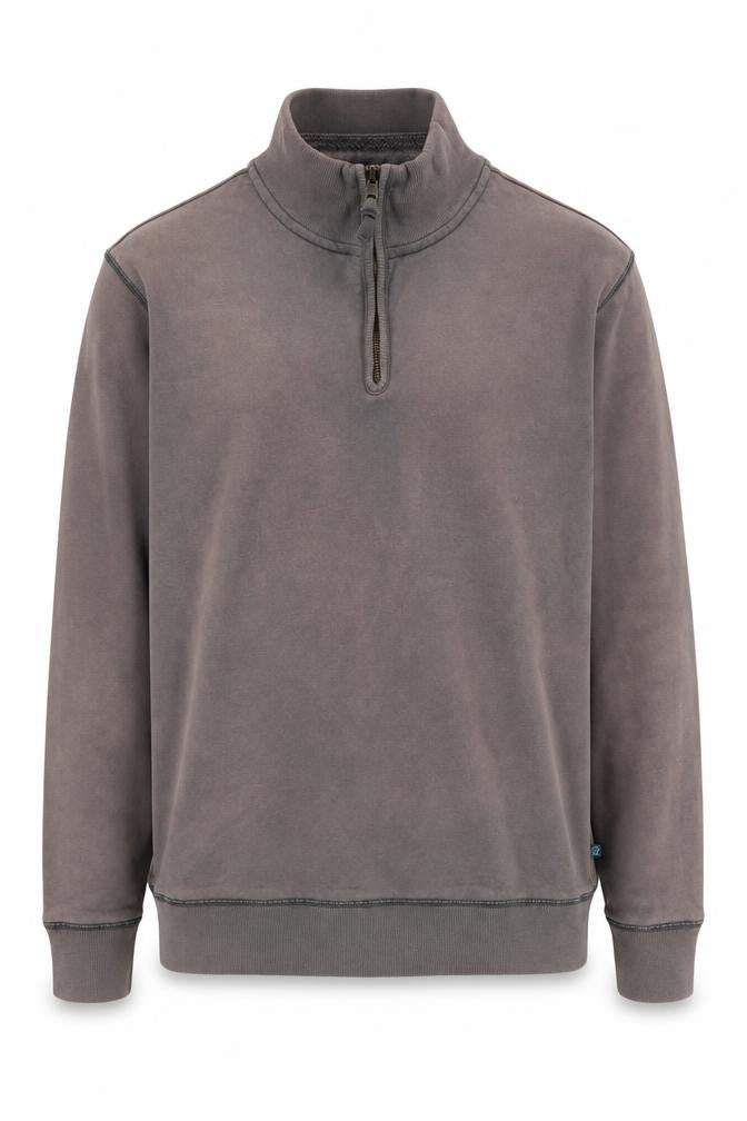 Mens UK M Regular Boden Grey 1/4 Zip Sweatshirt