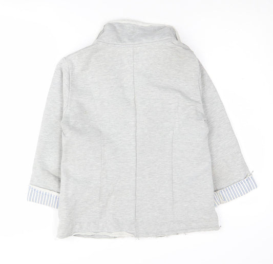 SoulCal & Co Women's Grey Blazer, Size 14, Casual Autumn Wear