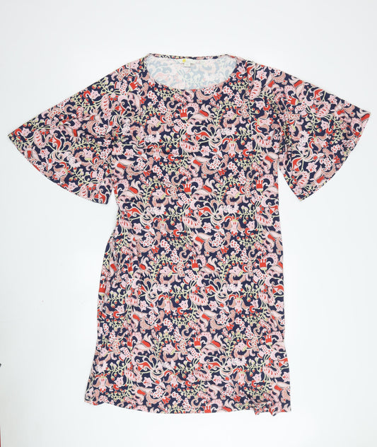 Boden Women's Multicoloured Floral Shift Dress Size 12