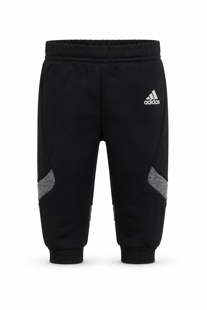 Adidas Unisex Baby Black Jogger Trousers 9-12 Months