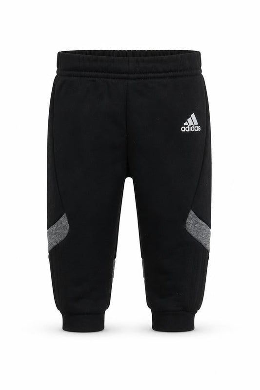 Adidas Unisex Baby Black Jogger Trousers 9-12 Months
