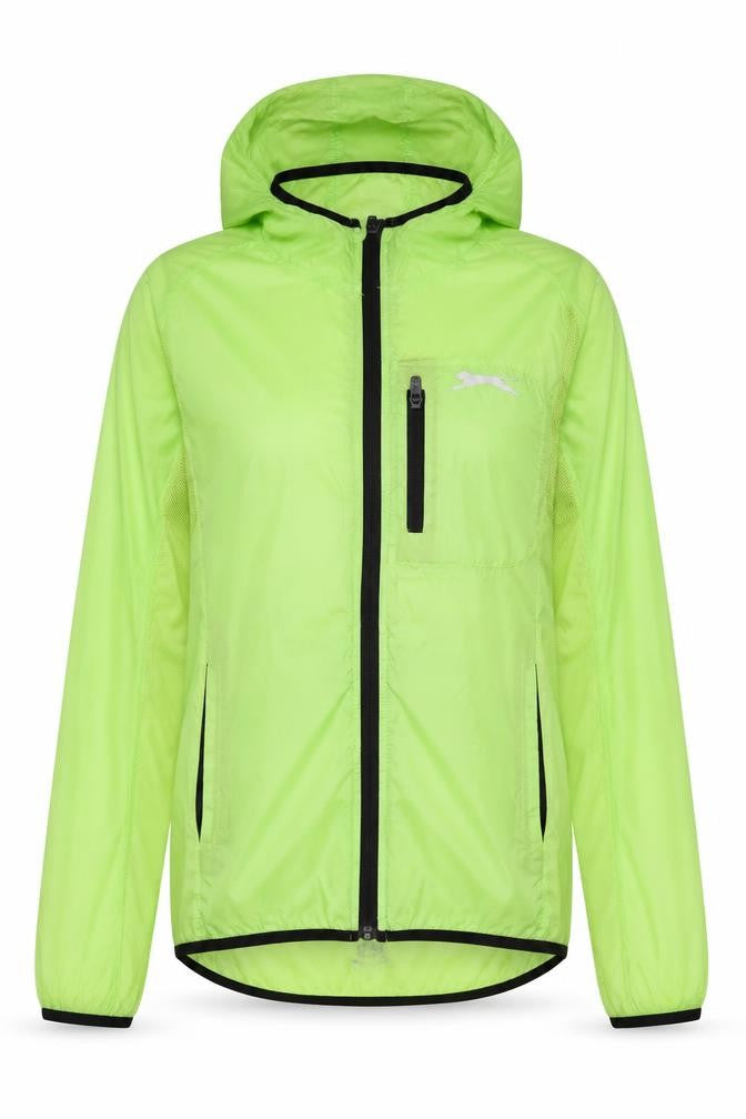 Womens UK Size S Regular Slazenger Green Polyester Jacket