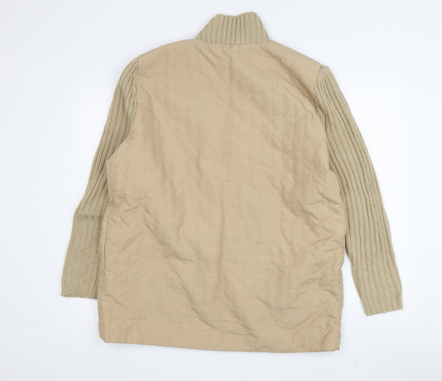 Damart Women's Beige Quilted Jacket M Casual