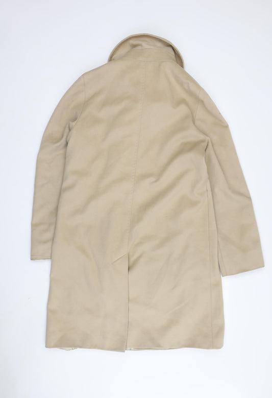 i BLUES Women's Beige Wool Overcoat Size 40