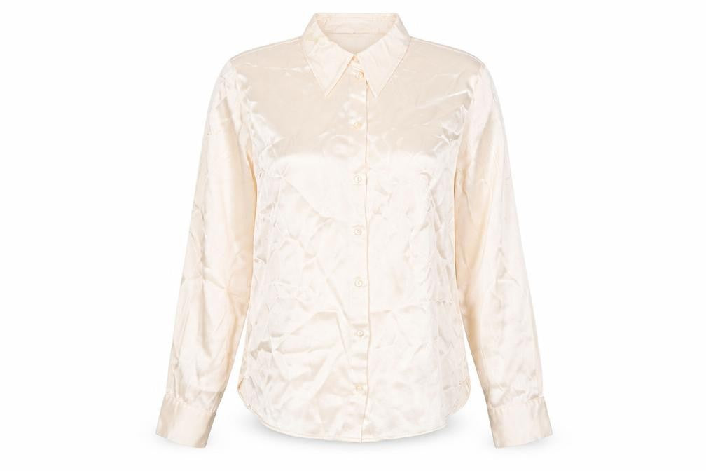 Marks and Spencer Women's Ivory Button-Up Shirt 14