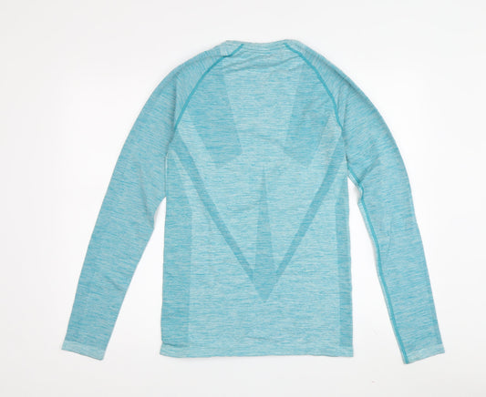 Asics Unisex Blue Long Sleeve Running T-Shirt M