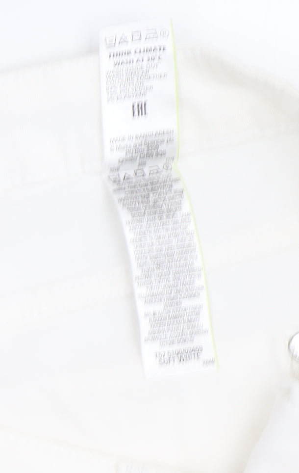Marks and Spencer Women's White Skinny Jeans Size 14