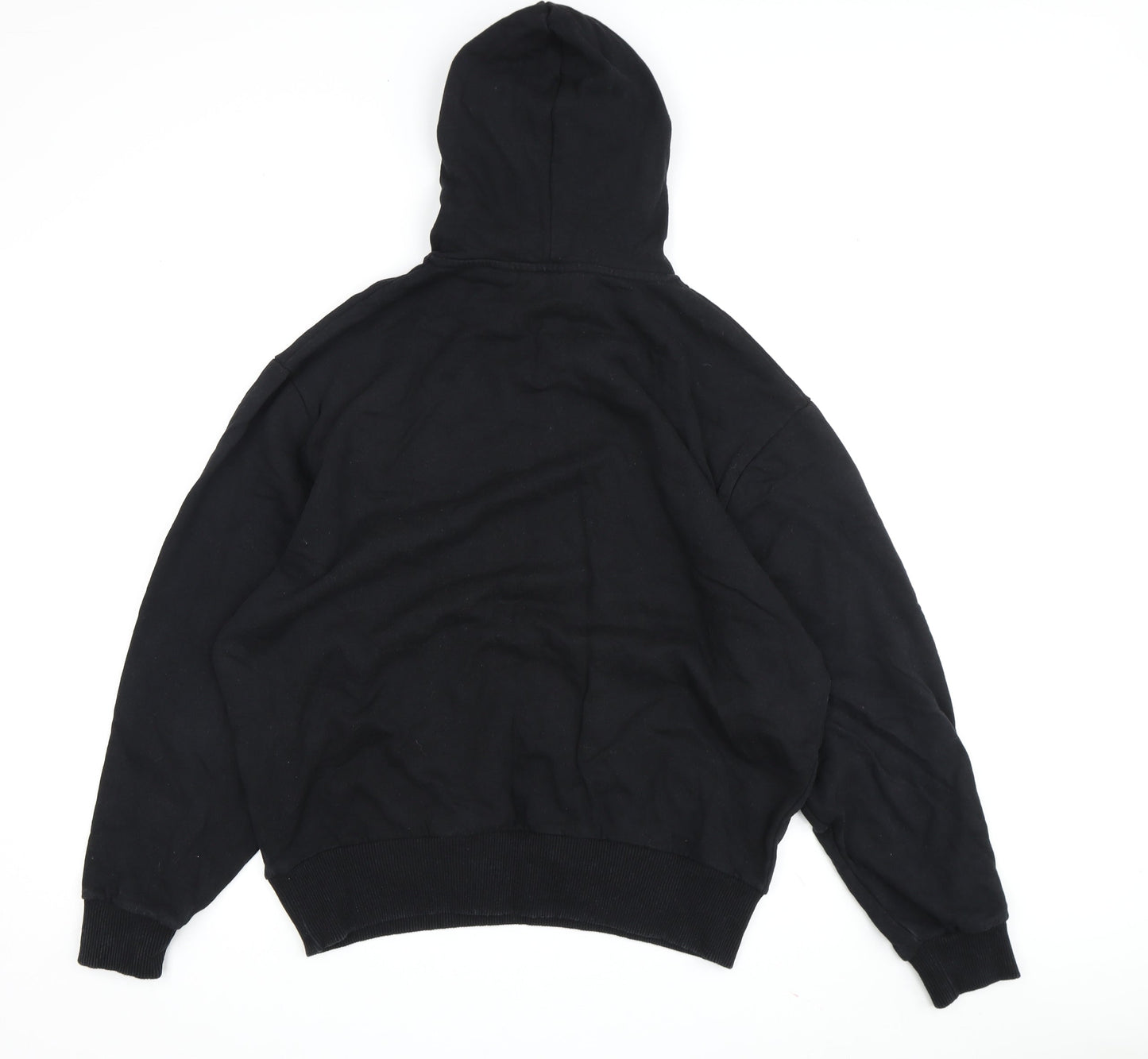 Collusion Men's Black Pullover Hoodie M with Logo