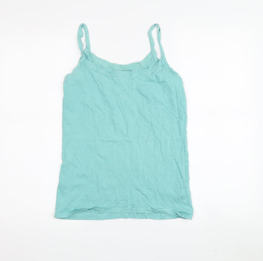 Fat Face Women's Green Camisole Tank Top - Size 10
