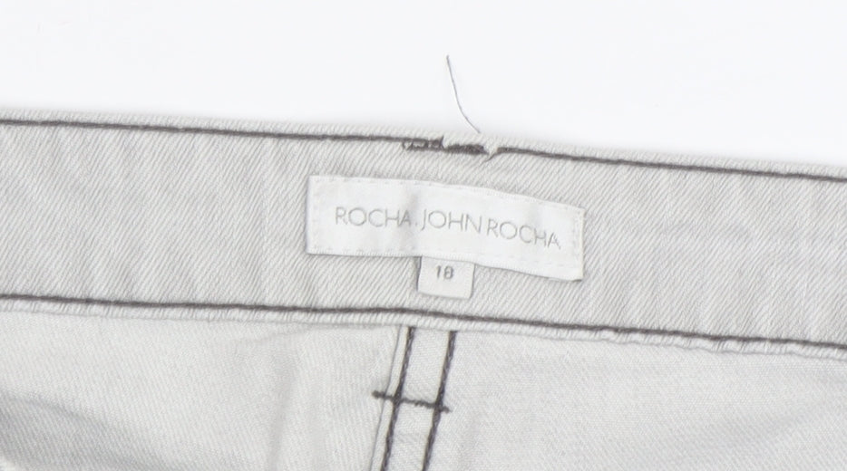 Rocha John Rocha Women’s Grey Straight Jeans Size 18