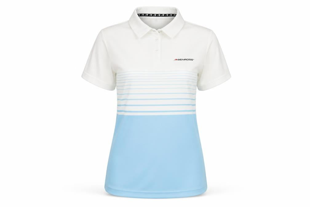 Unisex Adultss UK Size 10 Benross Multicoloured Polyester Polo