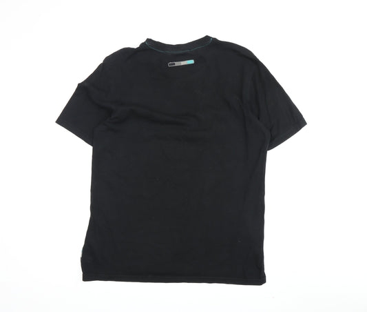 Sandon Men's Black Formula One Team T-Shirt - S