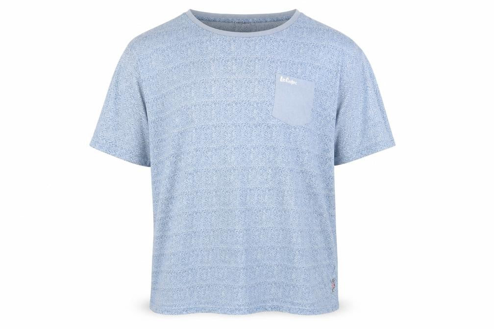 Mens UK Size 2XL Lee Cooper Blue  Cotton T-Shirt