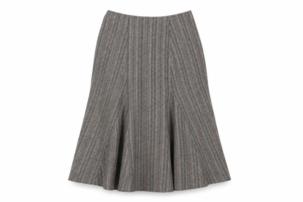 Wallis Women's Brown A-Line Midi Skirt, Size 10