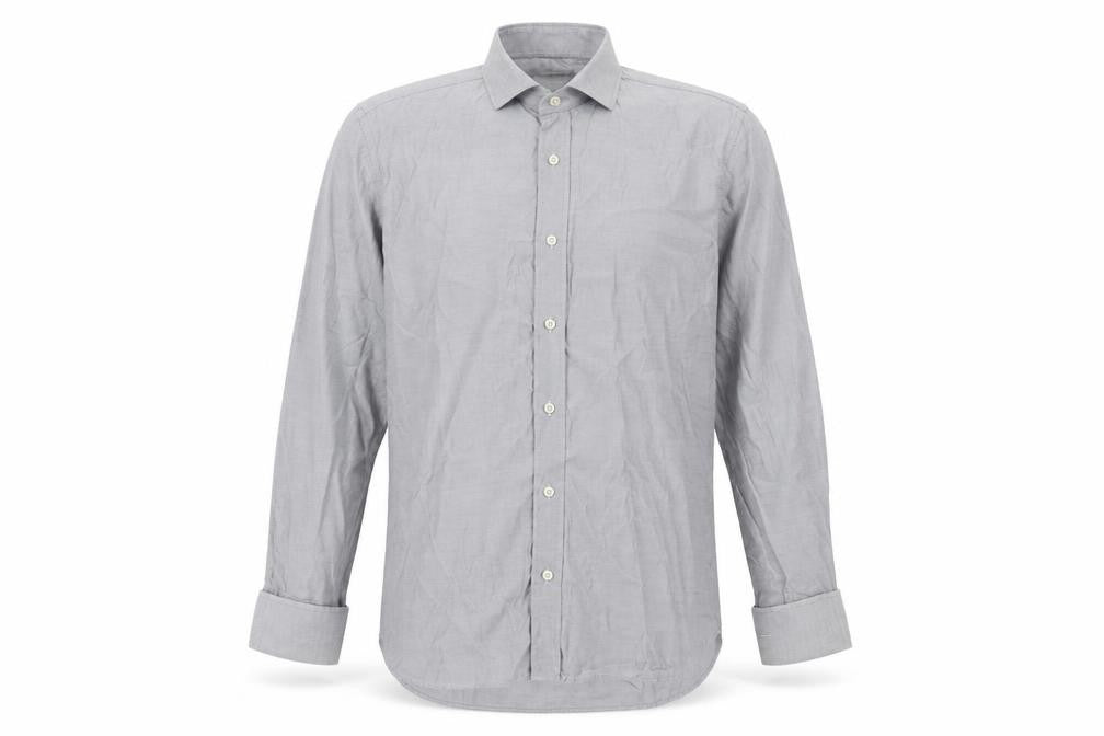 Savoy Taylors Guild Men's Grey Slim Fit Dress Shirt XL