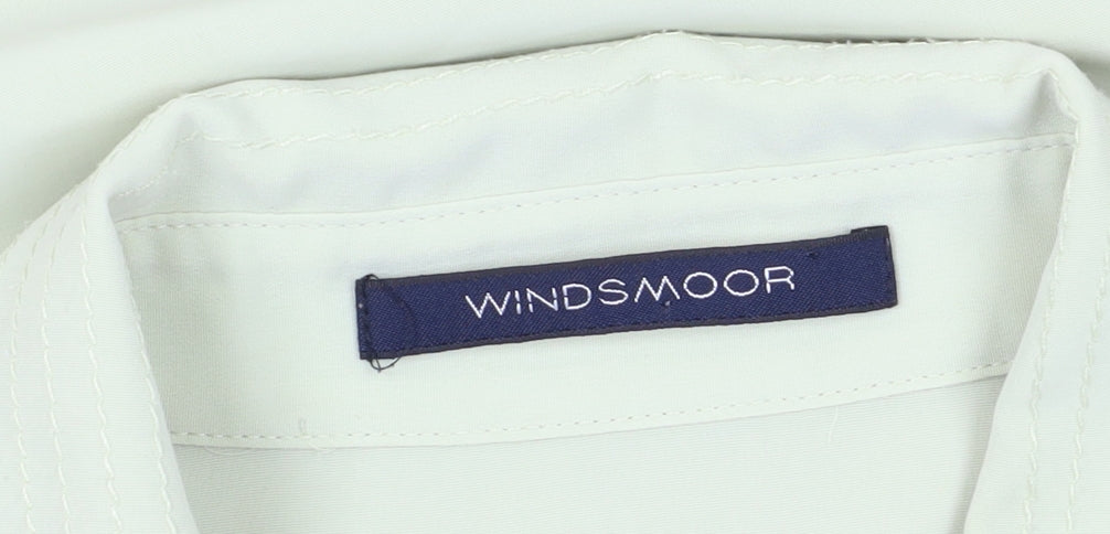 Womens UK Size 18 Windsmoor Ivory Polyester Button-Up