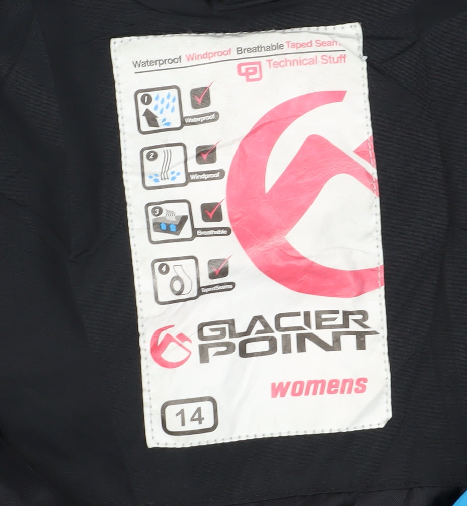 Glacier Point Women's Black Parka Jacket Size 14