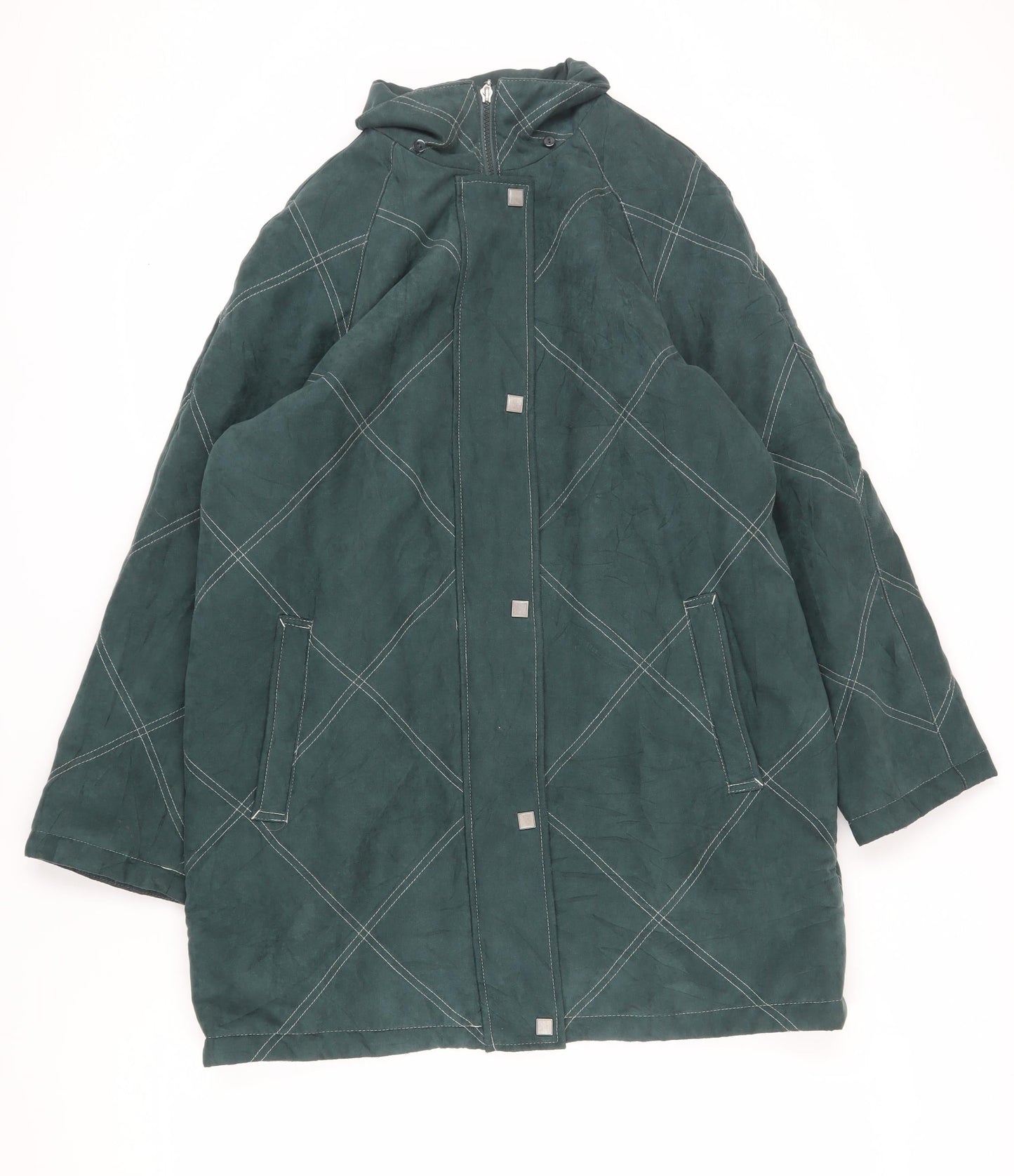Dannimac Women's Green Overcoat Size L