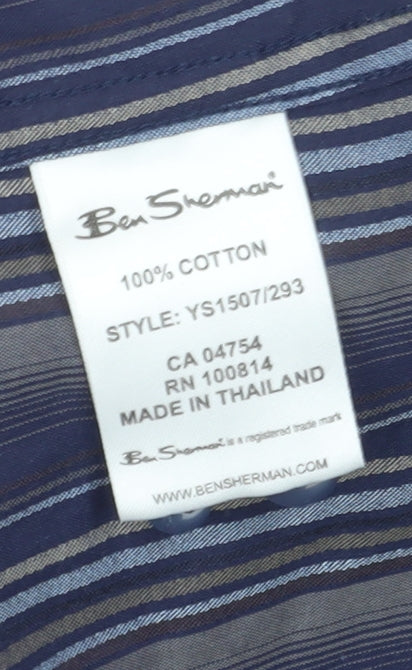 Ben Sherman Men's Striped Shirt S Multicoloured Button-Up