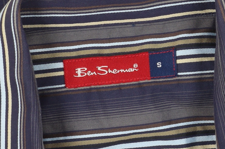 Ben Sherman Men's Striped Shirt S Multicoloured Button-Up