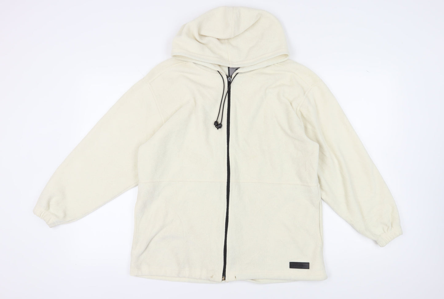 Sportswear Women's Ivory Fleece Jacket Size 8