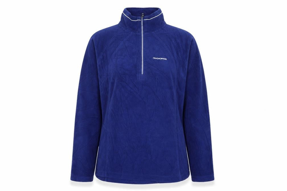 Womens UK 10 Regular Craghoppers Blue Pullover Sweatshirt