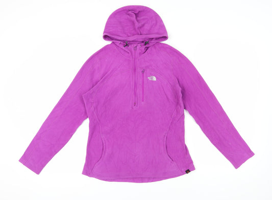 The North Face Women's Purple Pullover Hoodie L