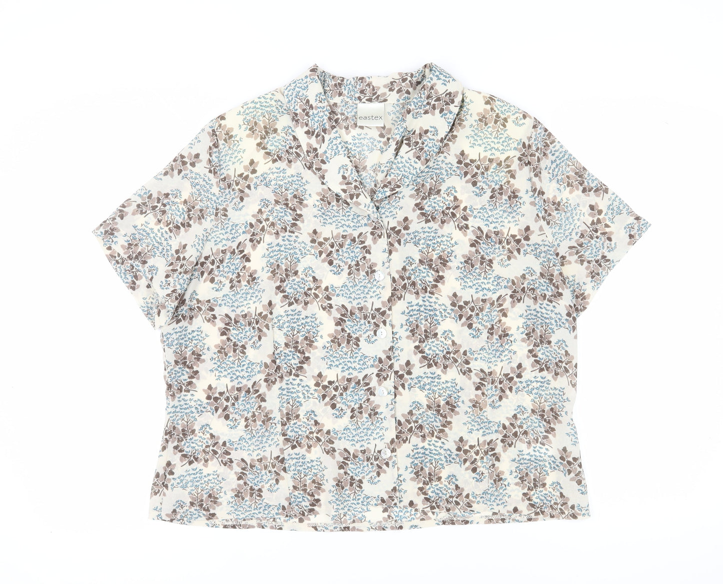 Eastex Women's Multicoloured Floral Button-Up
