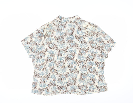 Eastex Women's Multicoloured Floral Button-Up