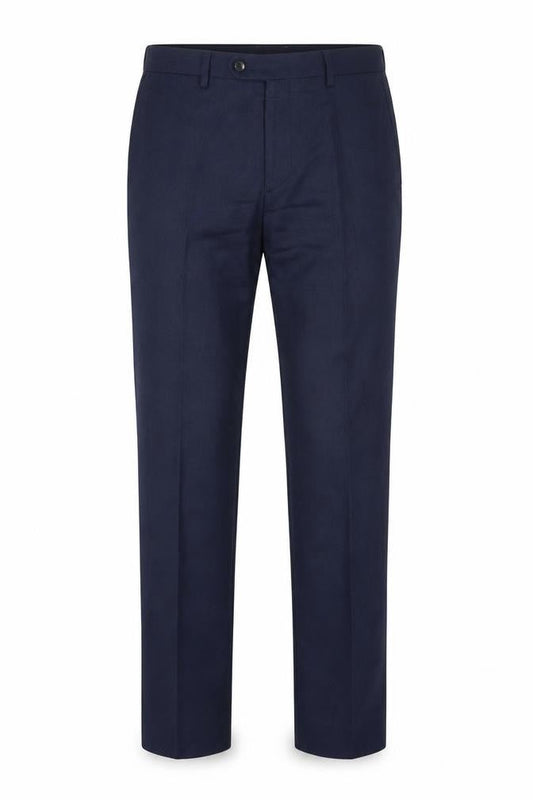 Charles Tyrwhitt Men's Blue Slim Fit Wool Dress Pants