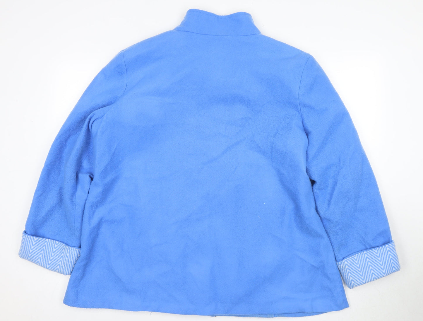 Anne De Lancay Women's Blue Basic Jacket L