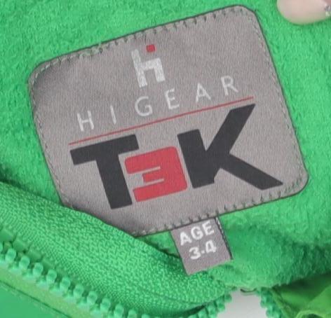 Higear Boys Green Windbreaker Jacket 3-4 Years