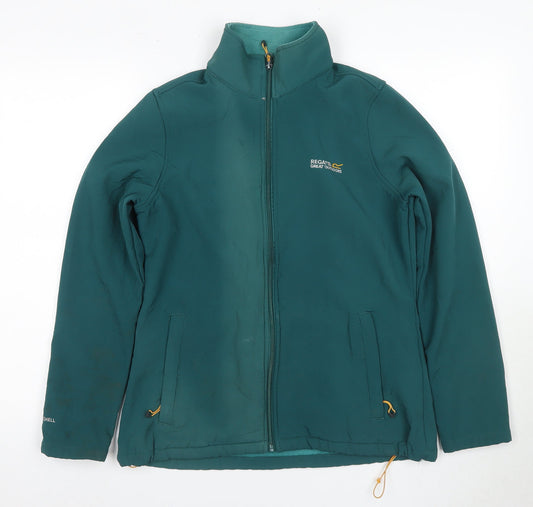 Regatta Women's Green Soft Shell Jacket Size 14