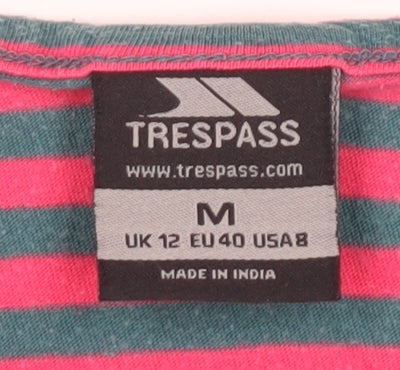 Trespass Women's Multicoloured Striped T-Shirt M