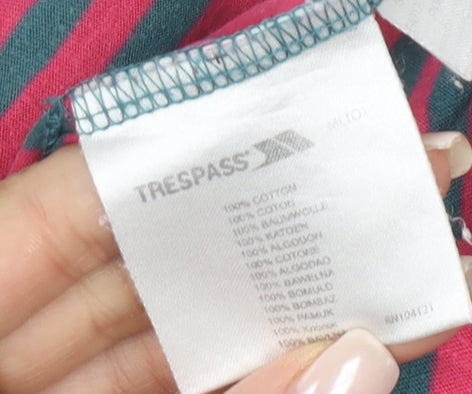 Trespass Women's Multicoloured Striped T-Shirt M