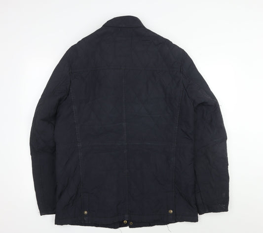 Blue Harbour Men's Black Quilted Jacket M - Stylish & Practical