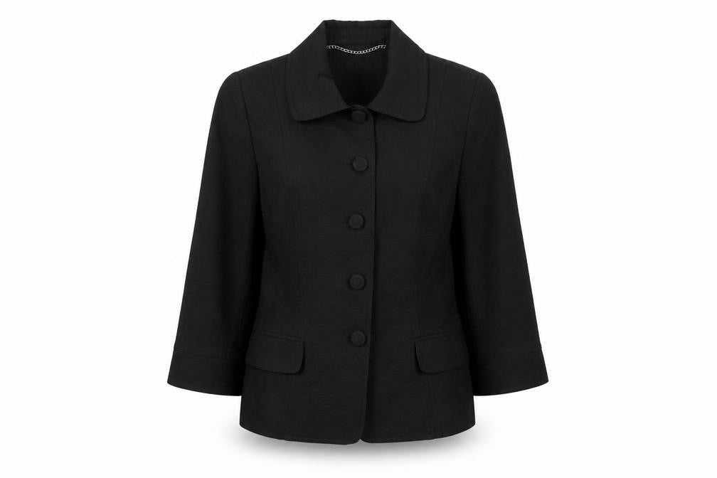 Jasper Conran Women's Black Blazer Size 12 Classic Fit