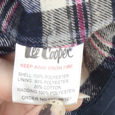 Lee Cooper Women's Blue Hooded Waistcoat Size 12