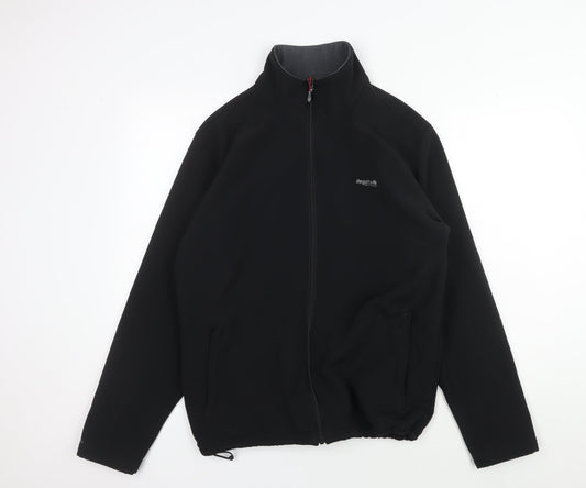 Regatta Men's Black Softshell Jacket L Full Zip Casual