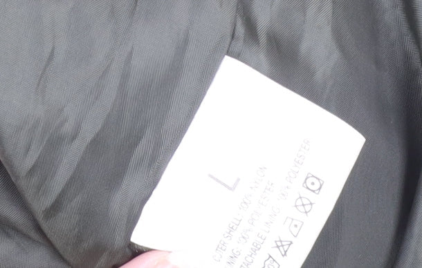 Tayberry Men's Green Basic Jacket L - Autumn/Winter Casual