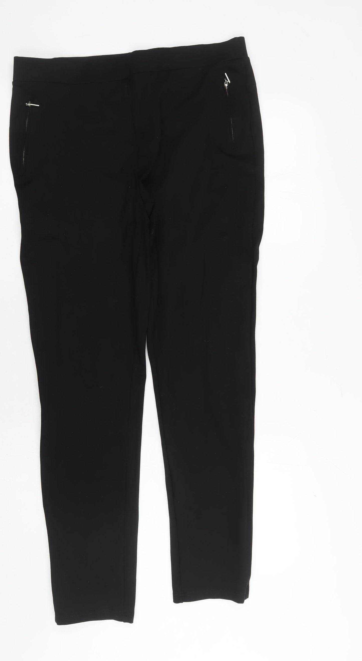 Bassini Women's Black Jeggings L Slim Fit Stretch