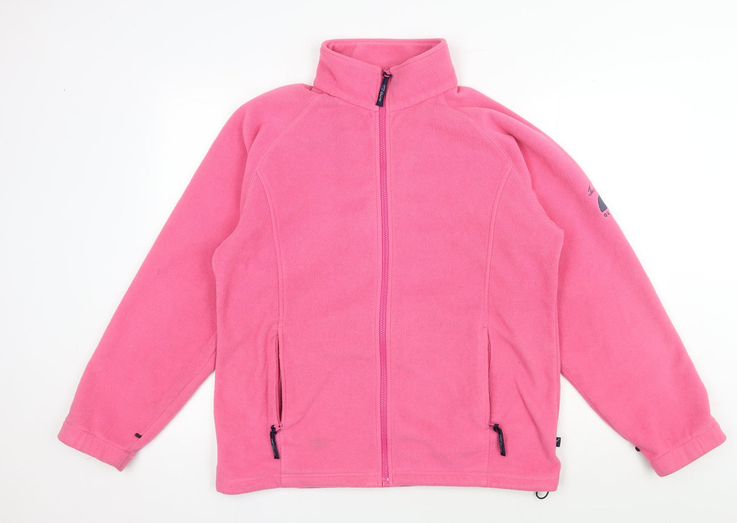 Jack Murphy Women's Pink Fleece Jacket, Size 14
