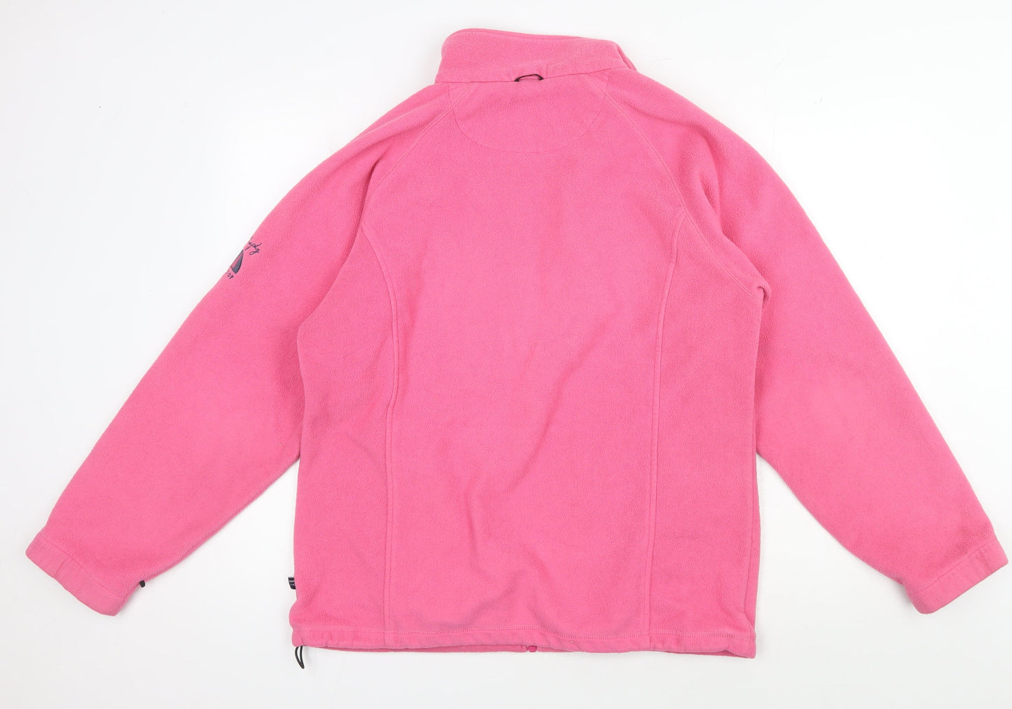 Jack Murphy Women's Pink Fleece Jacket, Size 14