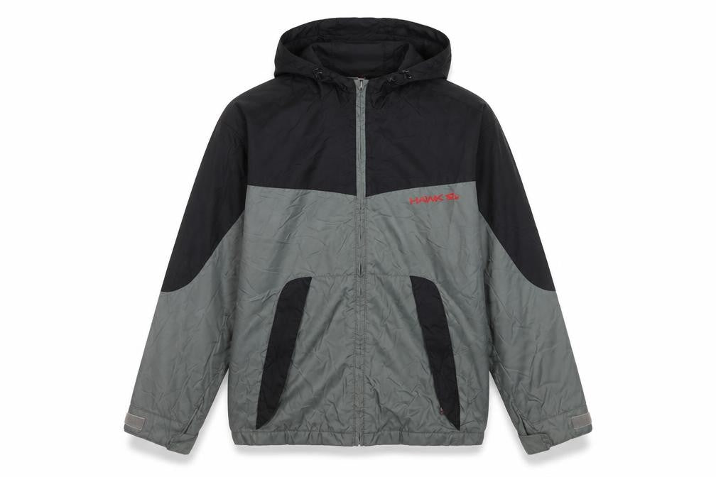 Hawk Womens Black Grey XS Windbreaker Jacket