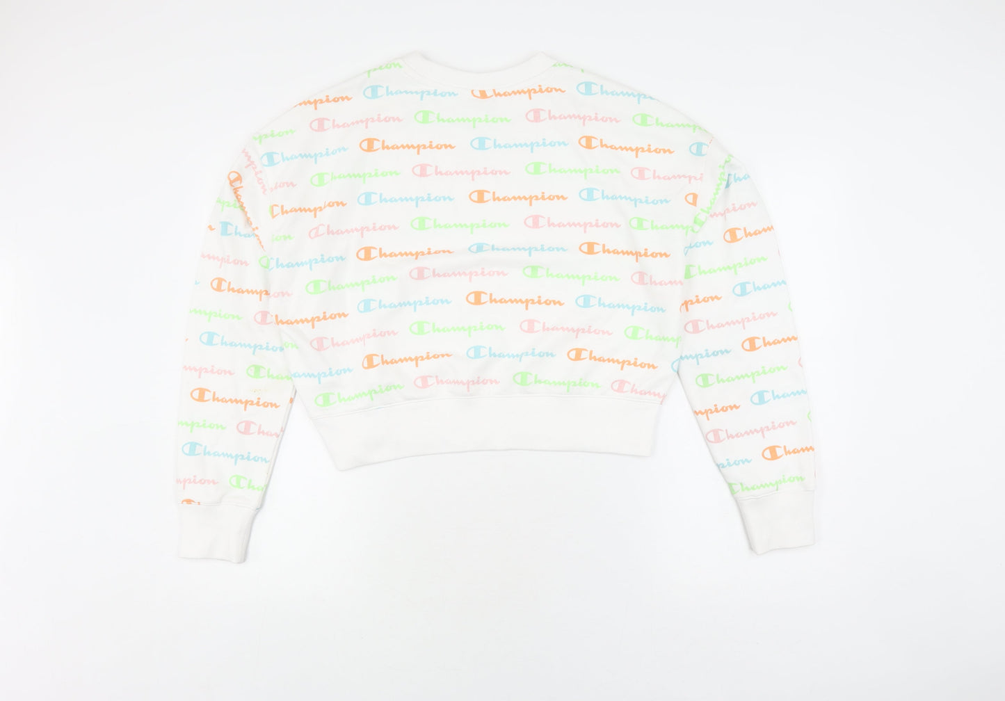 Champion Unisex White Pullover Sweatshirt M