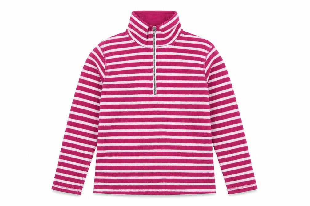 Gap Women's Pink Striped Sweatshirt Long Sleeve S