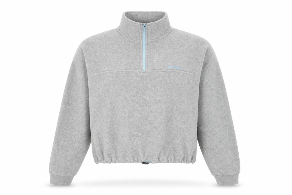 Urban Unisex Grey Fleece Sweatshirt M Zip Casual