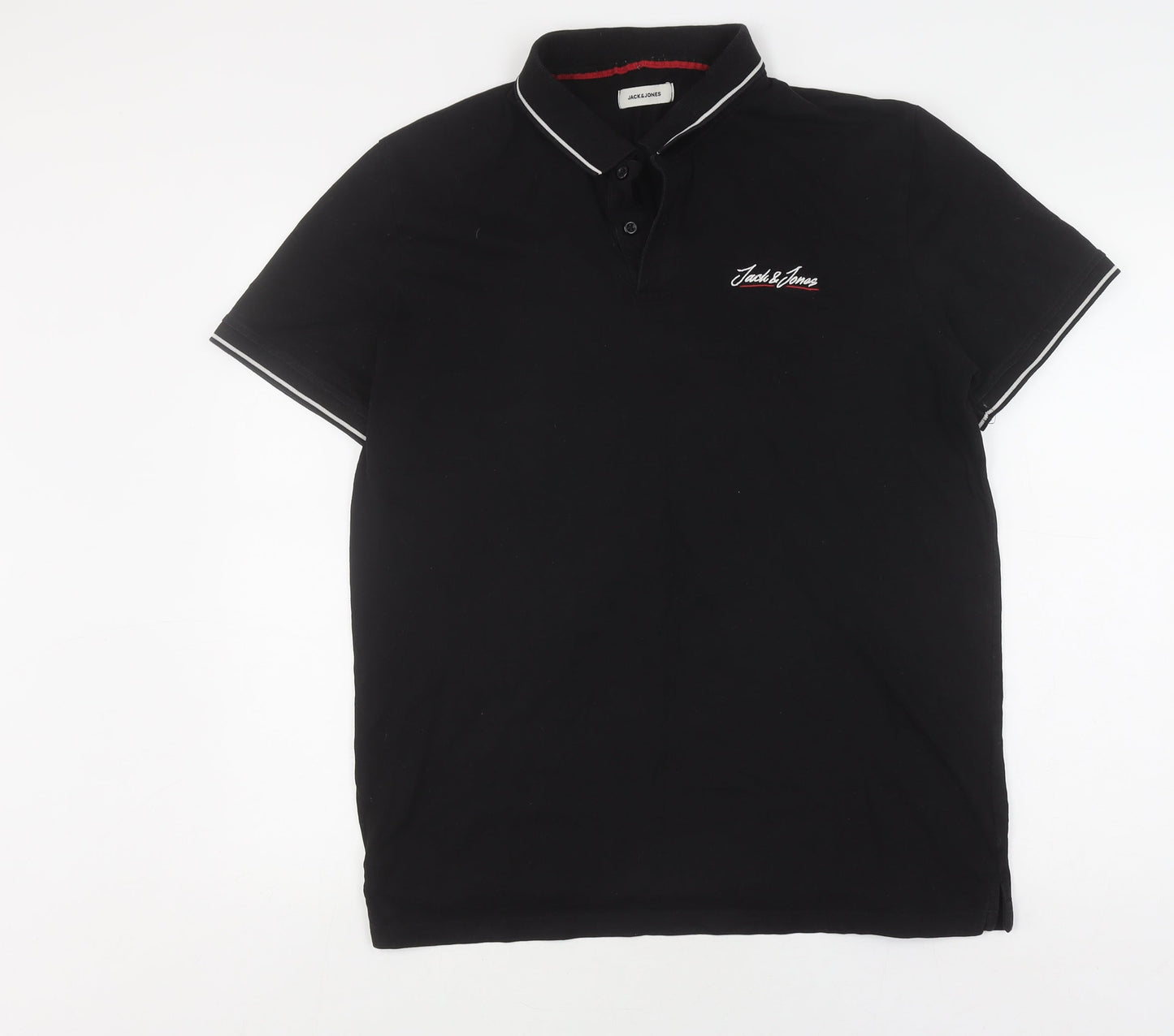 Jack & Jones Men's Black XL Polo Shirt